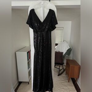 Revelry Black Sequin Dress